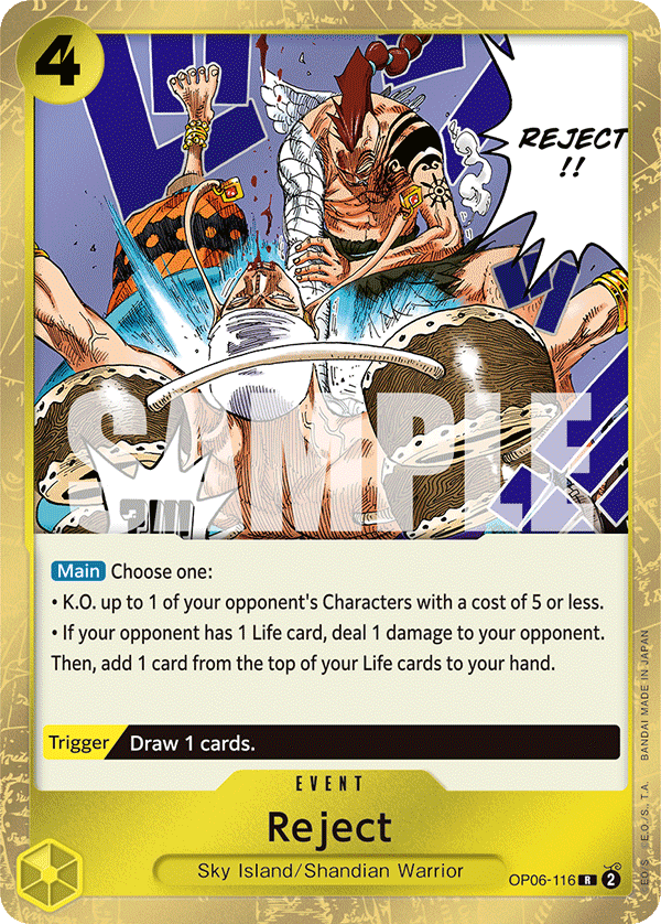 Reject - OP06-116 - WINGS OF THE CAPTAIN