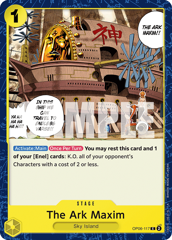 The Ark Maxim - OP06-117 - WINGS OF THE CAPTAIN