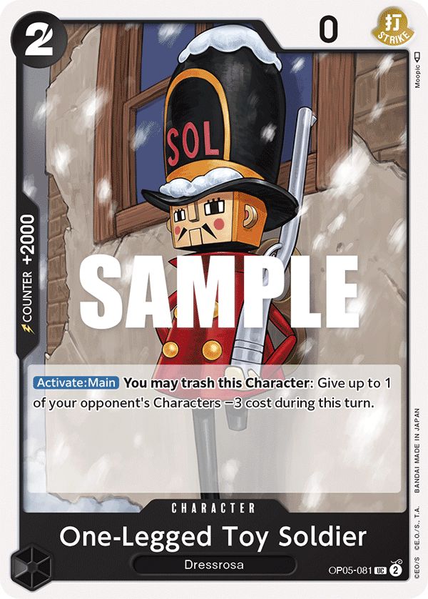 One-Legged Toy Soldier - OP05-081 - AWAKENING OF THE NEW ERA