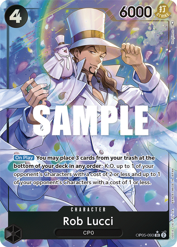 Rob Lucci (Alternate Art) - OP05-093 - AWAKENING OF THE NEW ERA