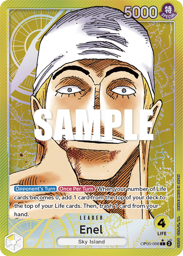 Enel (Alternate Art) - OP05-098 - AWAKENING OF THE NEW ERA