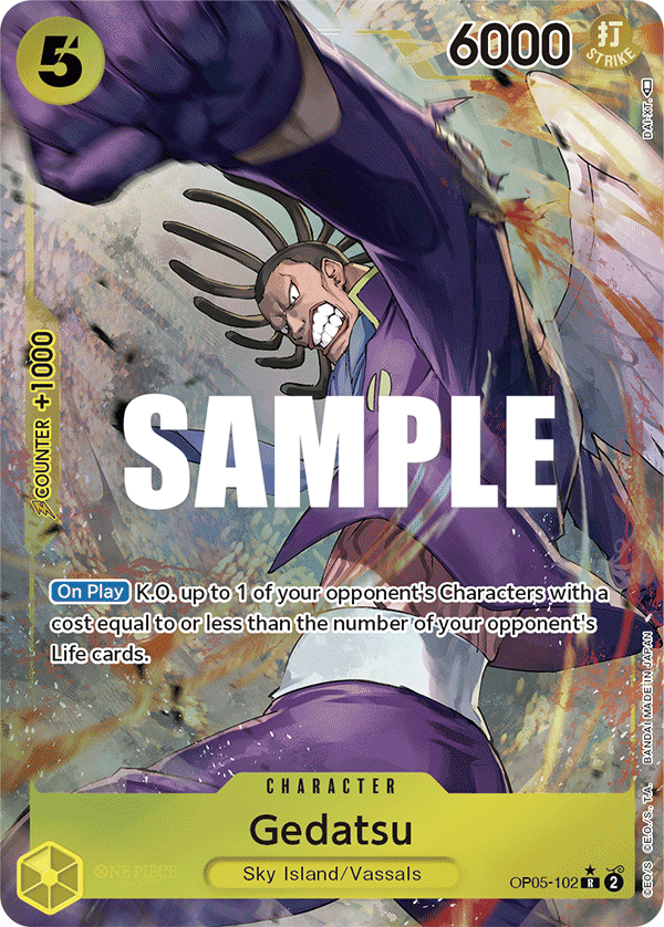 Gedatsu (Alternate Art) - OP05-102 - AWAKENING OF THE NEW ERA