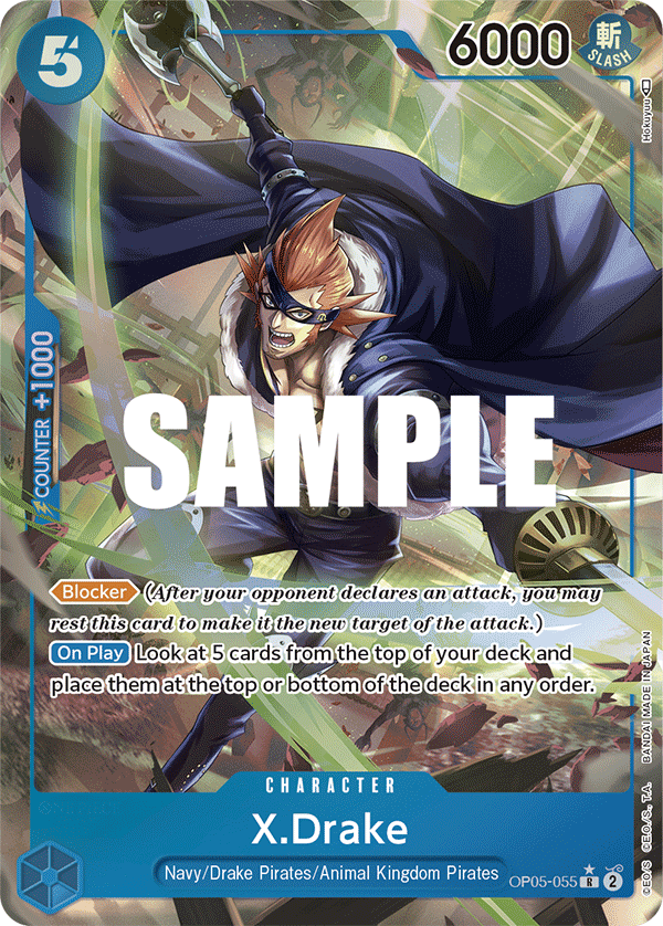 X.Drake (Alternate Art) - OP05-055 - AWAKENING OF THE NEW ERA