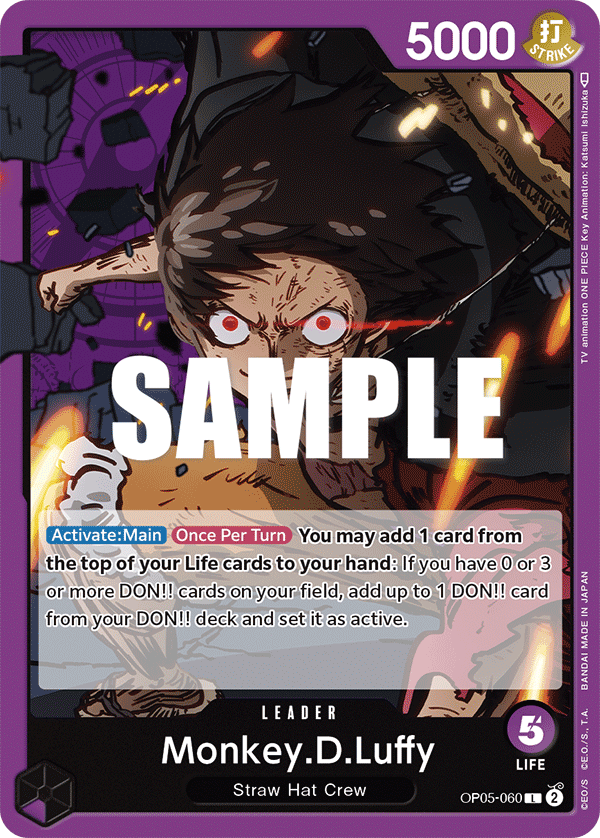 Monkey.D.Luffy - OP05-060 - AWAKENING OF THE NEW ERA
