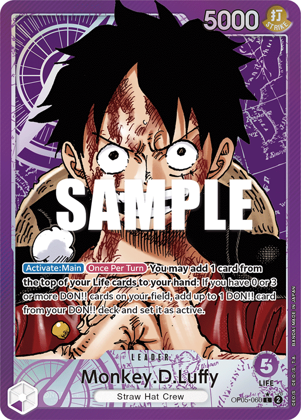 Monkey.D.Luffy (Alternate Art) - OP05-060 - AWAKENING OF THE NEW ERA