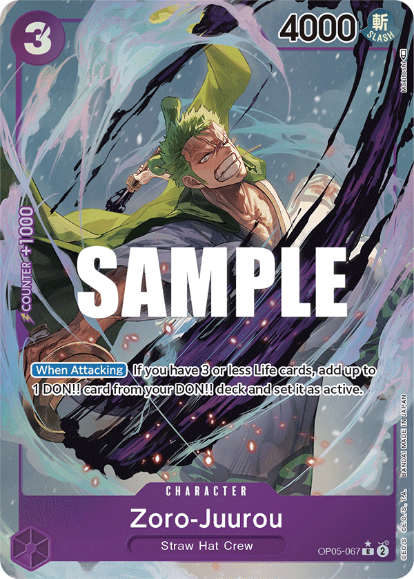 Zoro-Juurou (Alternate Art) - OP05-067 - AWAKENING OF THE NEW ERA