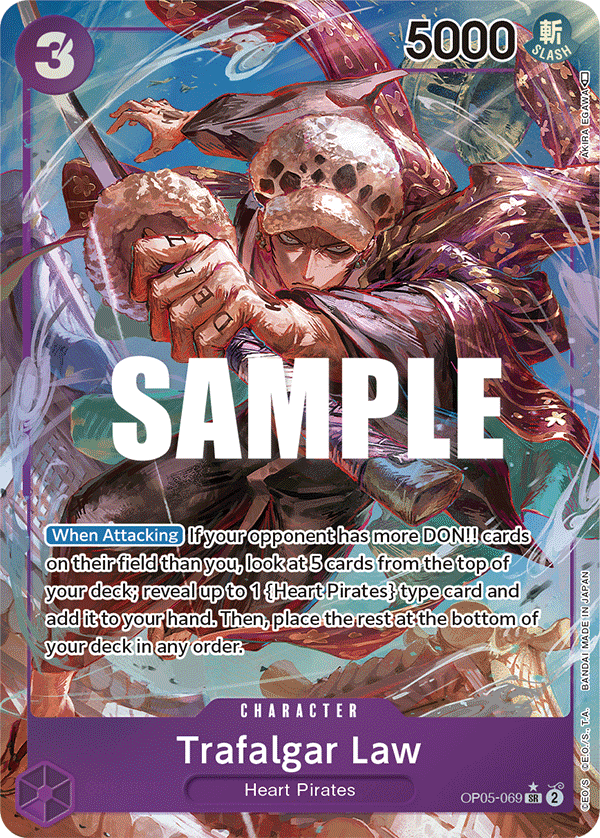 Trafalgar Law (Alternate Art) - OP05-069 - AWAKENING OF THE NEW ERA