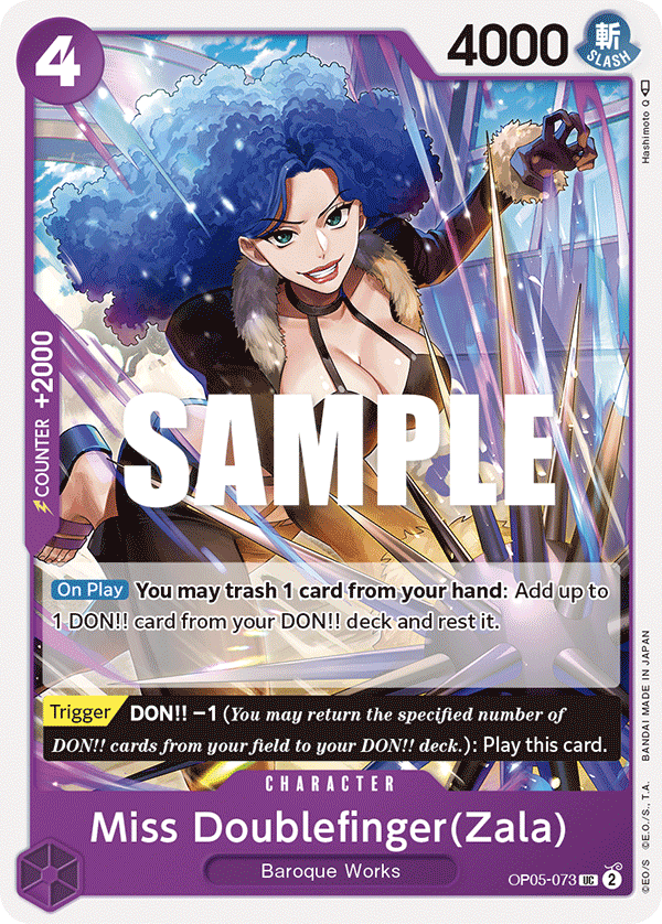Miss Doublefinger(Zala) - OP05-073 - AWAKENING OF THE NEW ERA