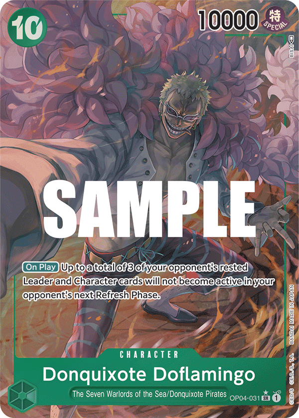 Donquixote Doflamingo (Alternate Art) - OP04-031 - KINGDOMS OF INTRIGUE