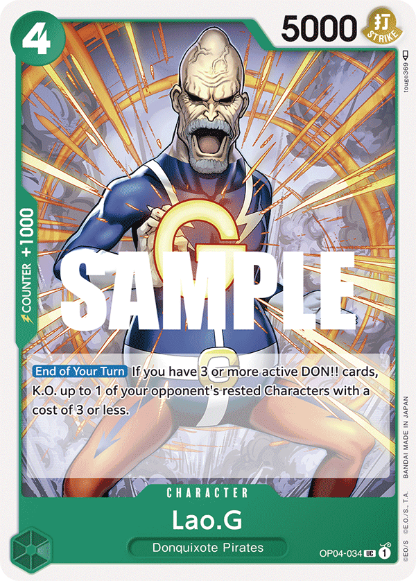 Lao.G - OP04-034 - KINGDOMS OF INTRIGUE