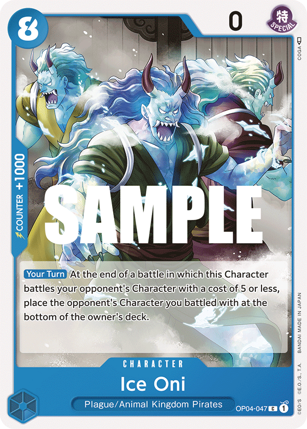 Ice Oni - OP04-047 - KINGDOMS OF INTRIGUE