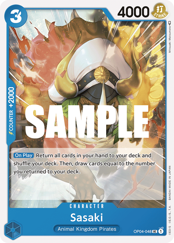 Sasaki - OP04-048 - KINGDOMS OF INTRIGUE