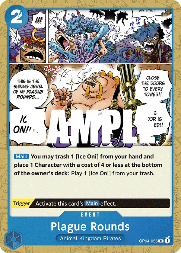 Plague Rounds - OP04-055 - KINGDOMS OF INTRIGUE