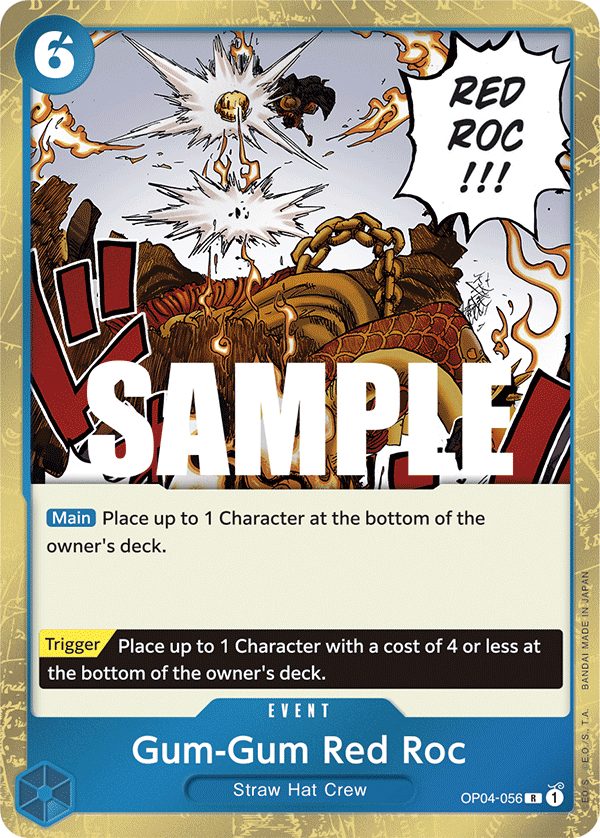 Gum-Gum Red Roc - OP04-056 - KINGDOMS OF INTRIGUE