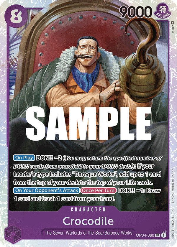 Crocodile - OP04-060 - KINGDOMS OF INTRIGUE