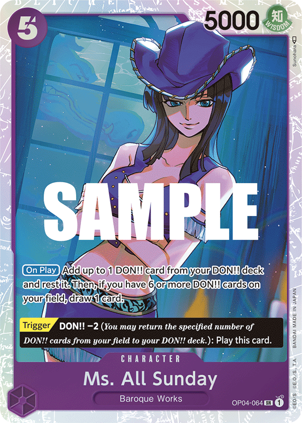 Ms. All Sunday - OP04-064 - KINGDOMS OF INTRIGUE