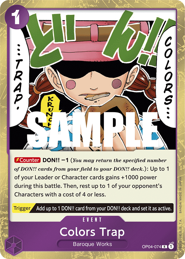Colors Trap - OP04-074 - KINGDOMS OF INTRIGUE