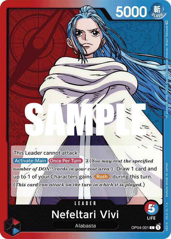 Nefeltari Vivi - OP04-001 - KINGDOMS OF INTRIGUE