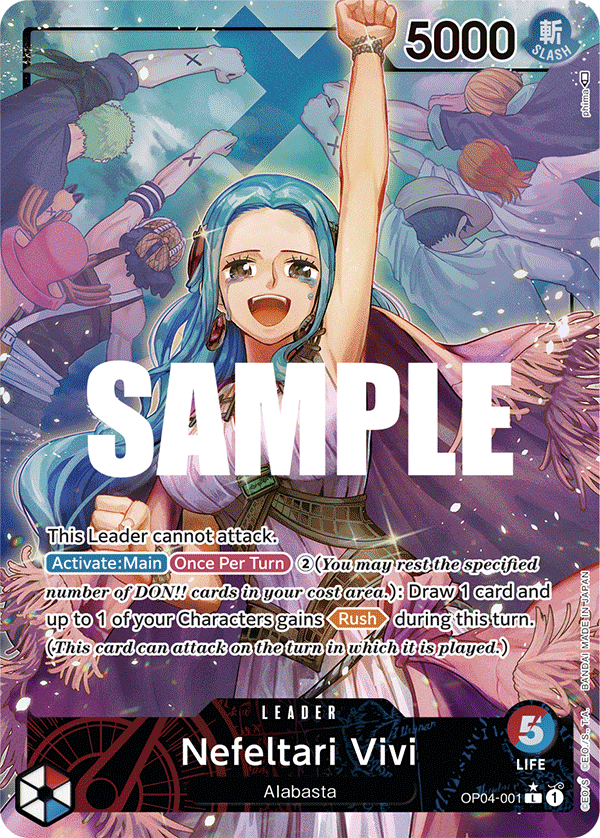 Nefeltari Vivi (Alternate Art) - OP04-001 - KINGDOMS OF INTRIGUE