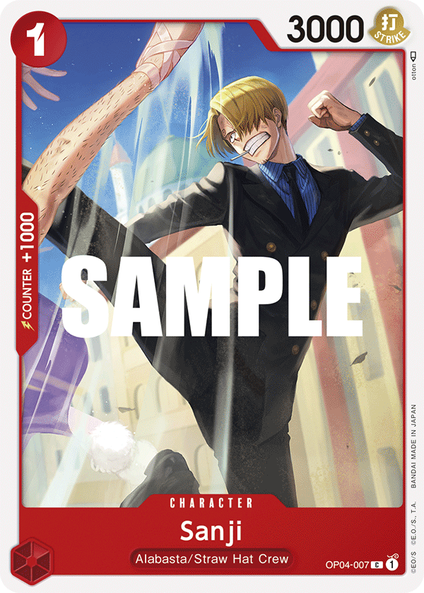 Sanji - OP04-007 - KINGDOMS OF INTRIGUE