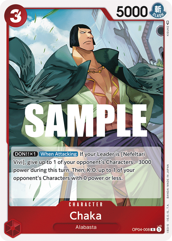 Chaka - OP04-008 - KINGDOMS OF INTRIGUE