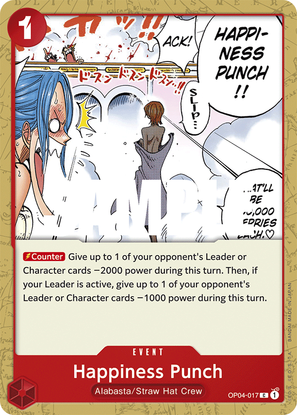 Happiness Punch - OP04-017 - KINGDOMS OF INTRIGUE