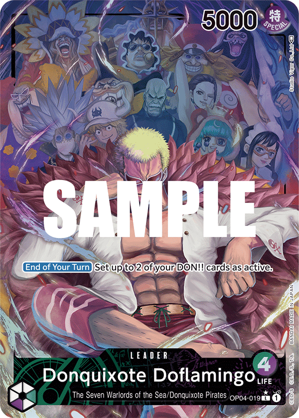 Donquixote Doflamingo (Alternate Art) - OP04-019 - KINGDOMS OF INTRIGUE