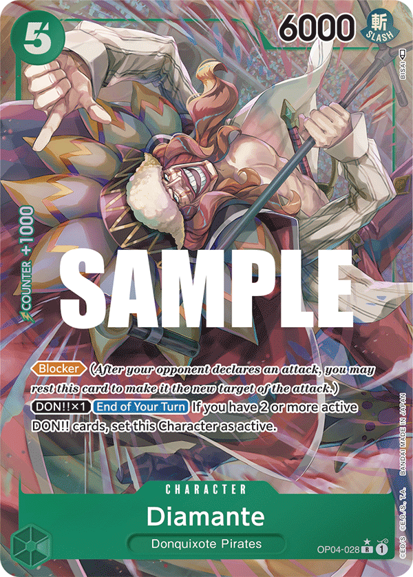 Diamante (Alternate Art) - OP04-028 - KINGDOMS OF INTRIGUE