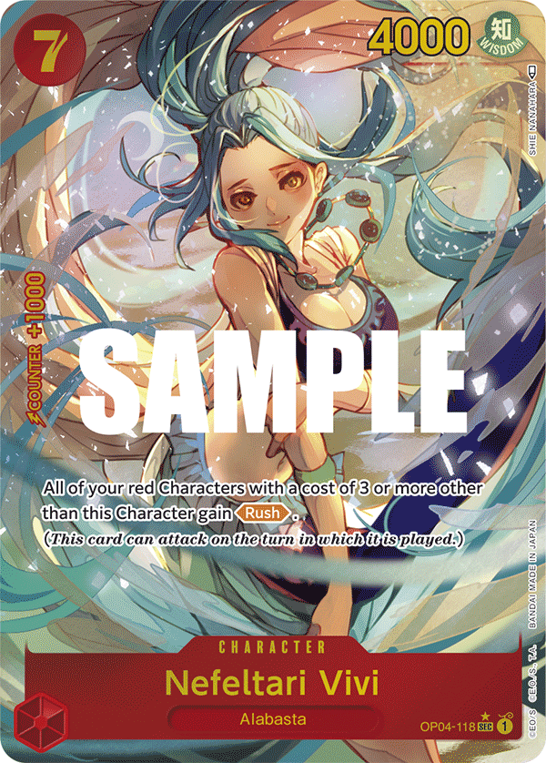 Nefeltari Vivi (Alternate Art) - OP04-118 - KINGDOMS OF INTRIGUE