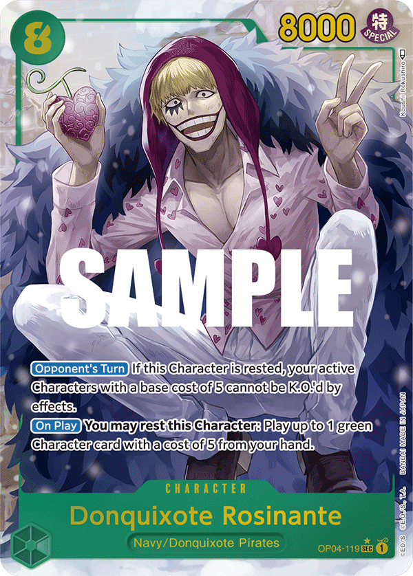 Donquixote Rosinante (Alternate Art) - OP04-119 - KINGDOMS OF INTRIGUE
