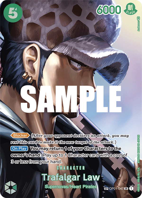Trafalgar Law (SP) - OP01-047 - KINGDOMS OF INTRIGUE