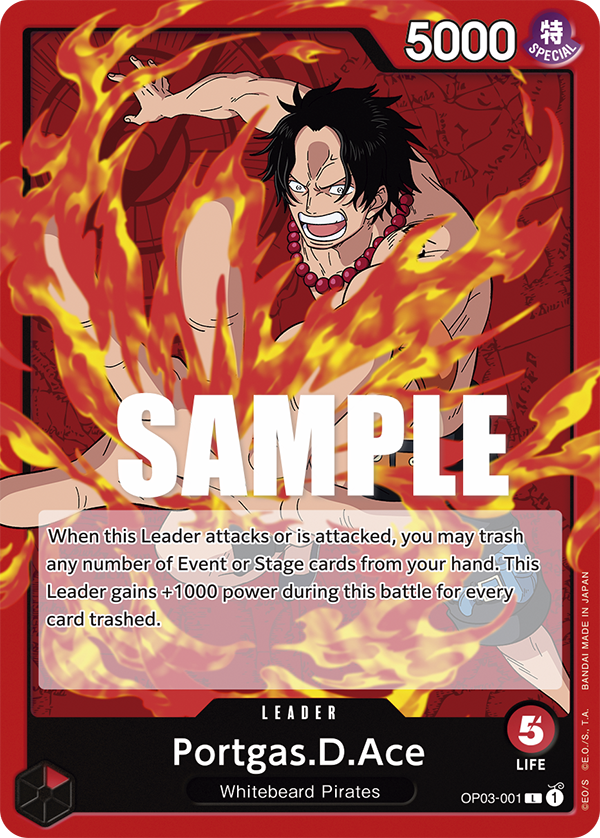 Portgas.D.Ace - OP03-001 - PILLARS OF STRENGTH