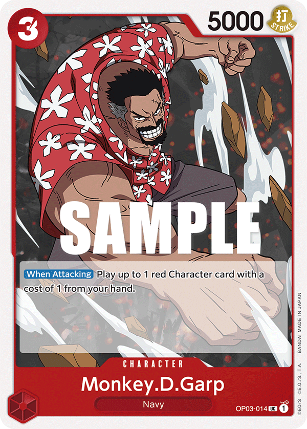 Monkey.D.Garp - OP03-014 - PILLARS OF STRENGTH