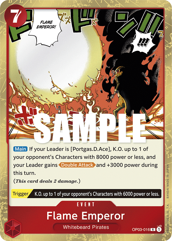 Flame Emperor - OP03-016 - PILLARS OF STRENGTH