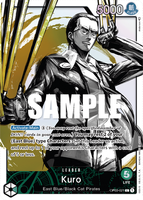 Kuro (Alternate Art) - OP03-021 - PILLARS OF STRENGTH