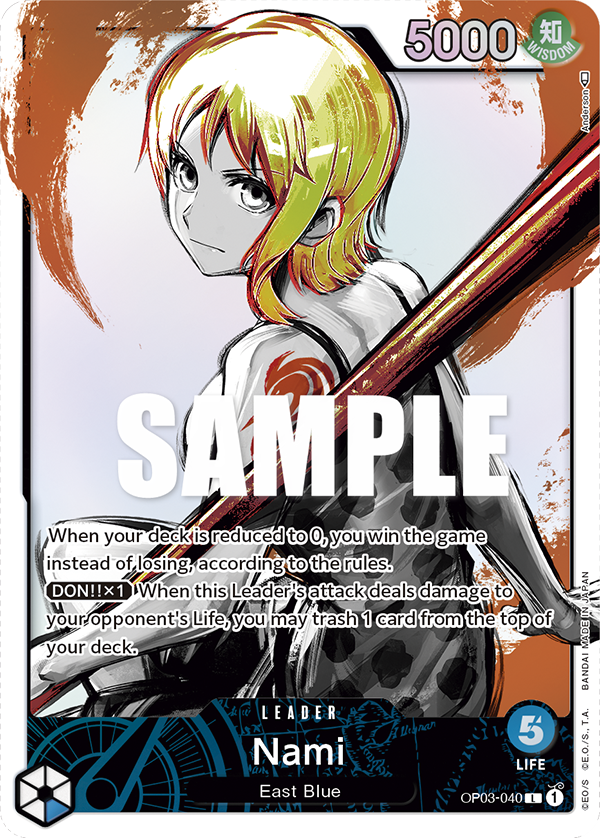 Nami (Alternate Art) - OP03-040 - PILLARS OF STRENGTH