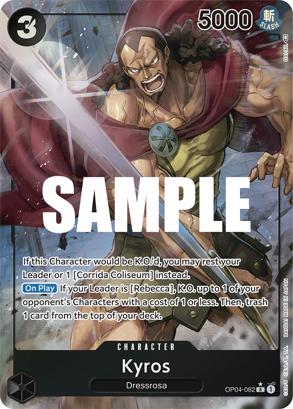 Kyros (Alternate Art) - OP04-082 - KINGDOMS OF INTRIGUE