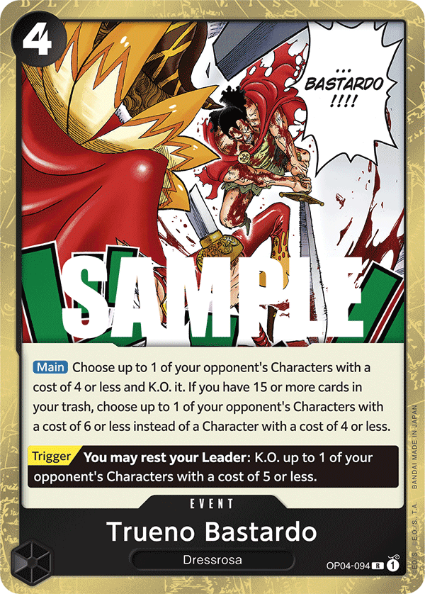Trueno Bastardo - OP04-094 - KINGDOMS OF INTRIGUE