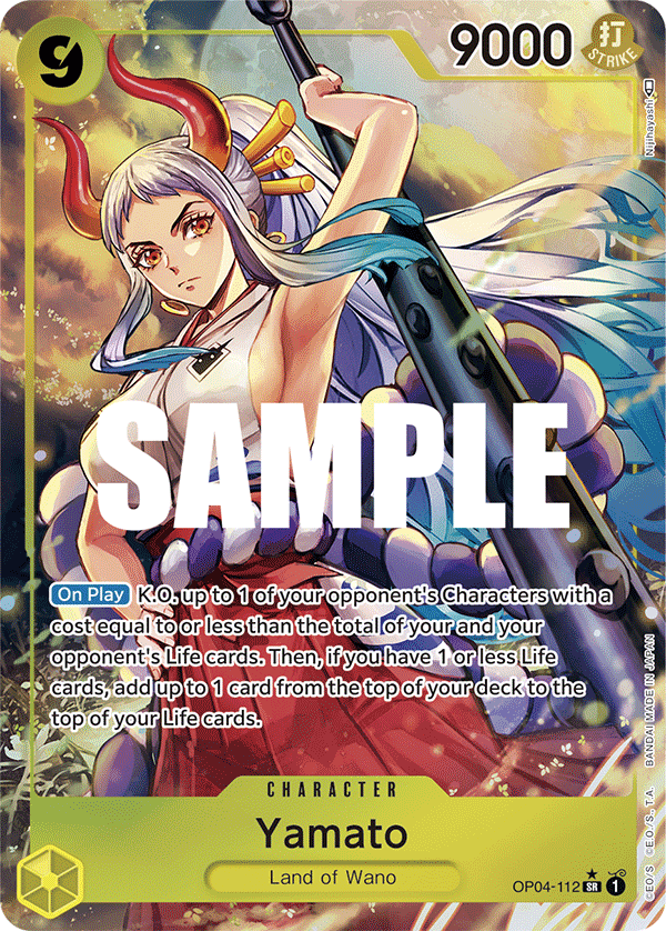Yamato (Alternate Art) - OP04-112 - KINGDOMS OF INTRIGUE