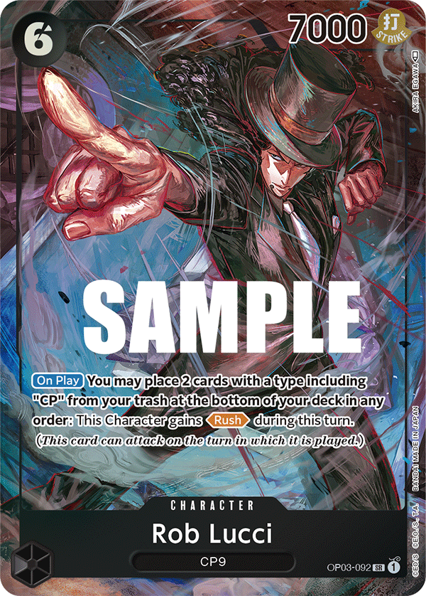 Rob Lucci (Alternate Art) - OP03-092 - PILLARS OF STRENGTH