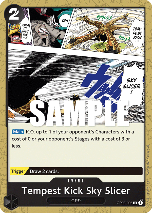 Tempest Kick Sky Slicer - OP03-096 - PILLARS OF STRENGTH