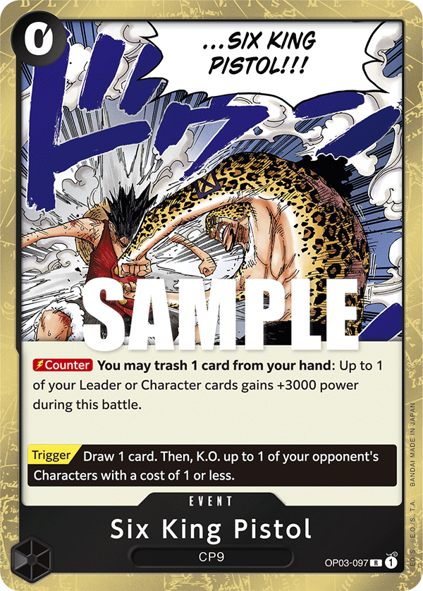 Six King Pistol - OP03-097 - PILLARS OF STRENGTH