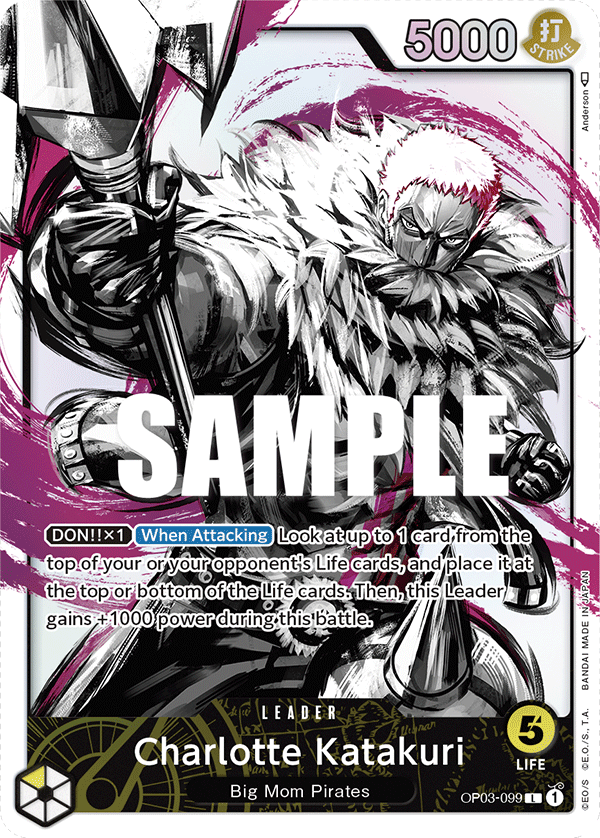 Charlotte Katakuri (Alternate Art) - OP03-099 - PILLARS OF STRENGTH