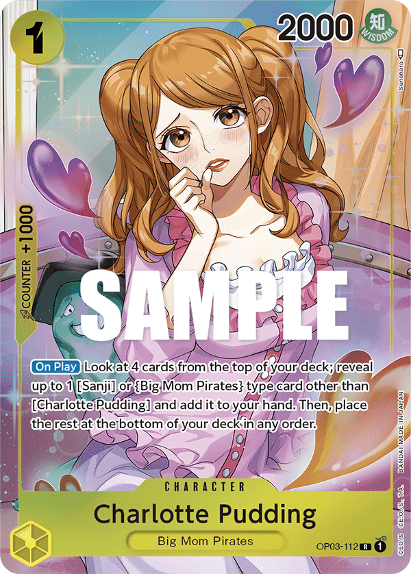 Charlotte Pudding (Alternate Art) - OP03-112 - PILLARS OF STRENGTH