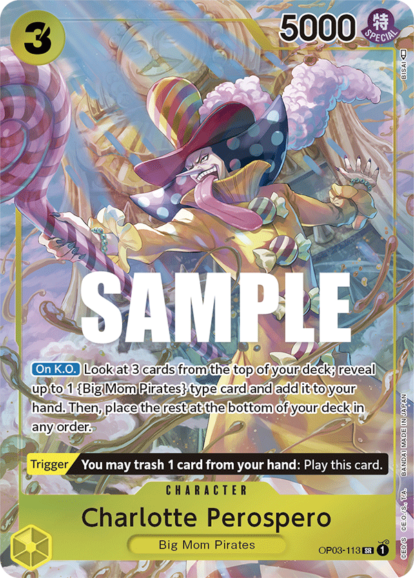 Charlotte Perospero (Alternate Art) - OP03-113 - PILLARS OF STRENGTH