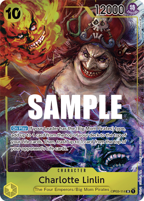 Charlotte Linlin (Alternate Art) - OP03-114 - PILLARS OF STRENGTH