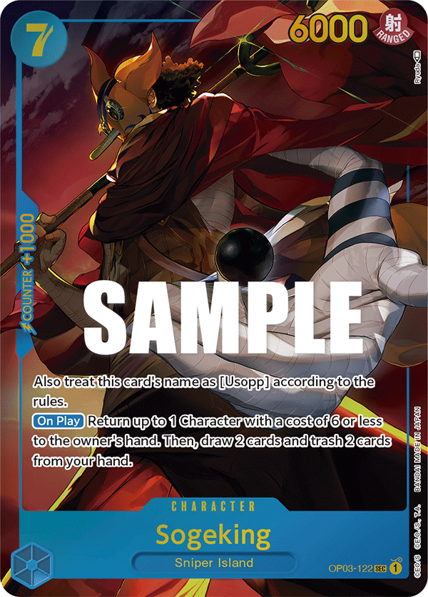 Sogeking (Alternate Art) - OP03-122 - PILLARS OF STRENGTH