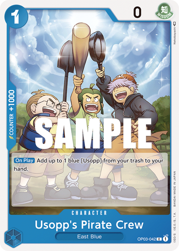 Usopp's Pirate Crew - OP03-042 - PILLARS OF STRENGTH