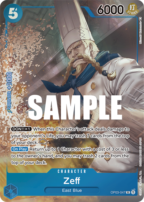 Zeff (Alternate Art) - OP03-047 - PILLARS OF STRENGTH