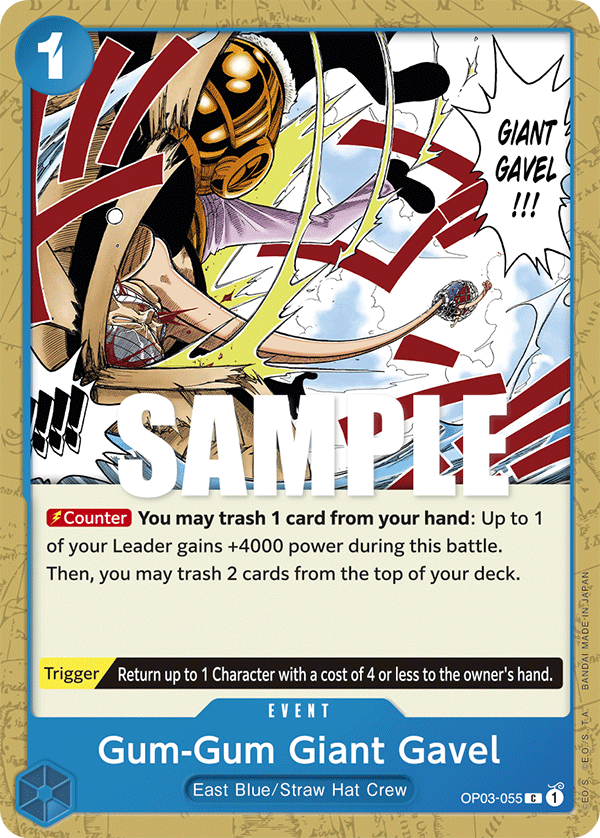 Gum-Gum Giant Gavel - OP03-055 - PILLARS OF STRENGTH